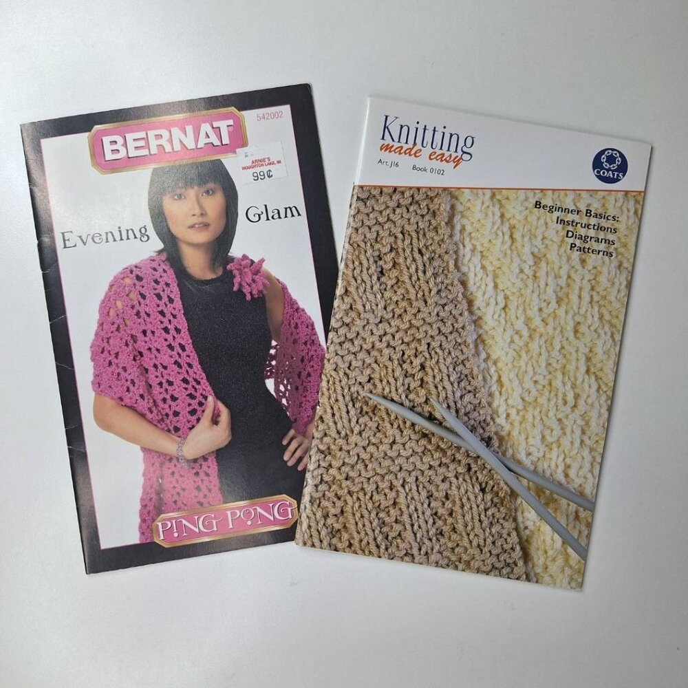 Knitting‎ Made Easy Crochet Evening Glam Patterns Beginner Basics Needlework